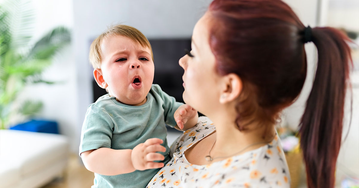 7 month old has best sale a cold