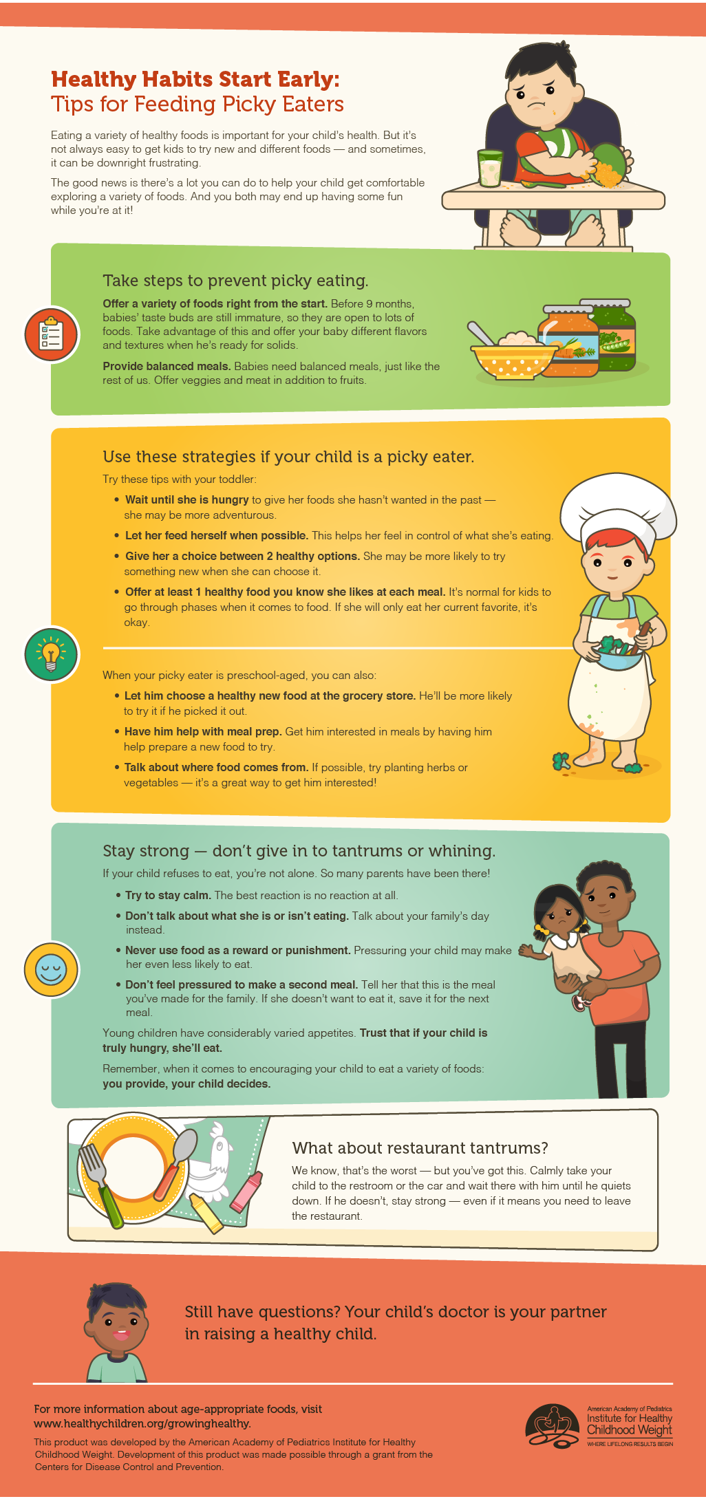 Infographic - Tips for Feeding Picky Eaters