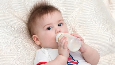 oatmeal in baby bottle