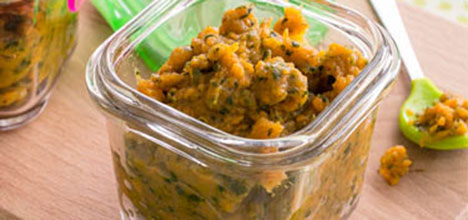 Recipe: Sweet Potato Spinach Baby Puree