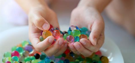 Water Beads Number Find - Toddler at Play